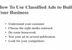 How to Use Classified Ads to Build Your Business?