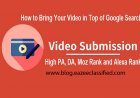 High DA PA video submission sites list 2021